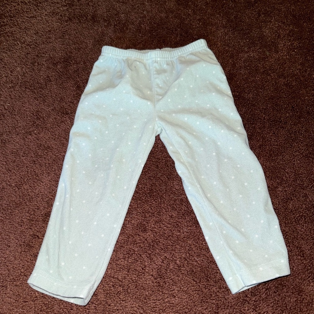 Carter's Cream Polka Dot Pants